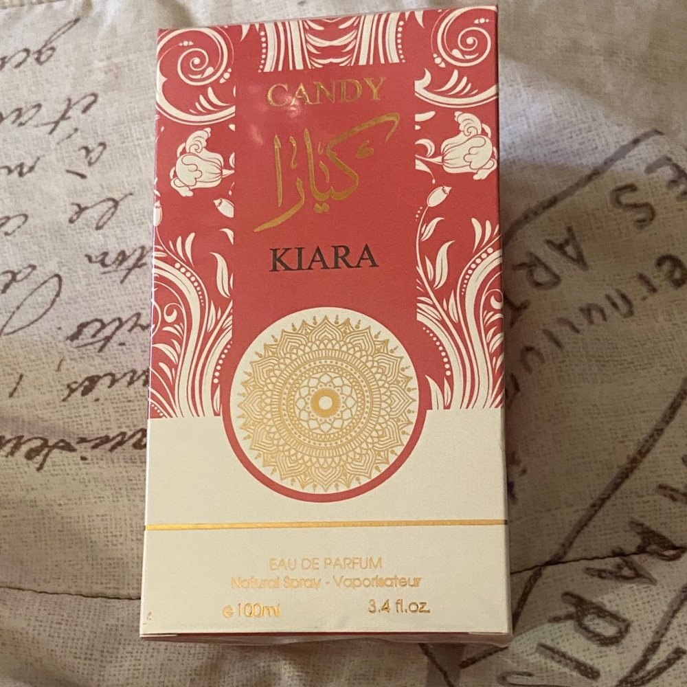 Kiara Candy Coral and Gold Decorative Box